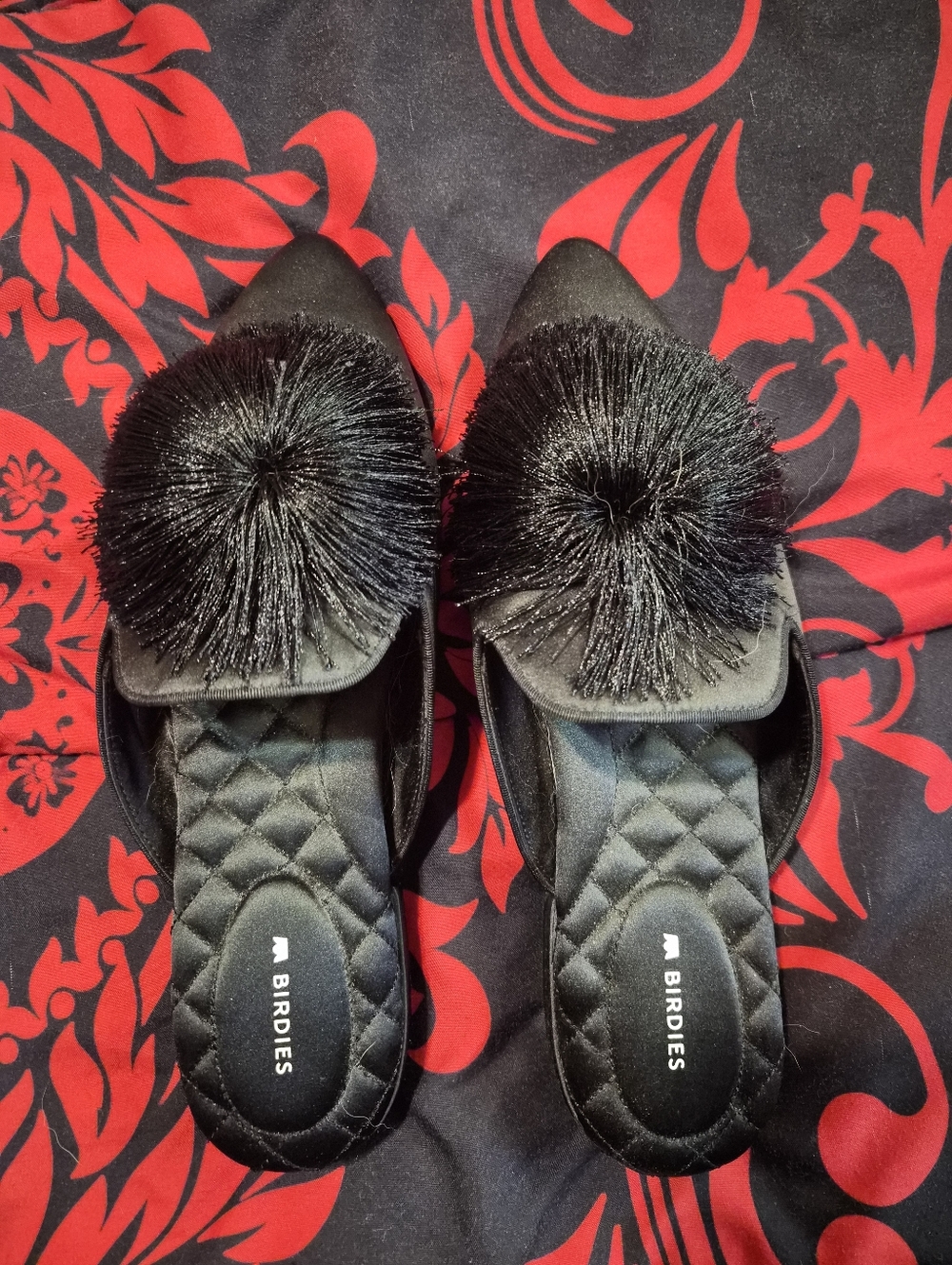 Birdies The Dove Satin Mule (8.5)